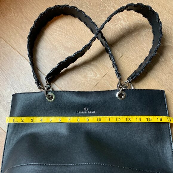 Céline Dion black Tote bag with a little pocket - Picture 6 of 11
